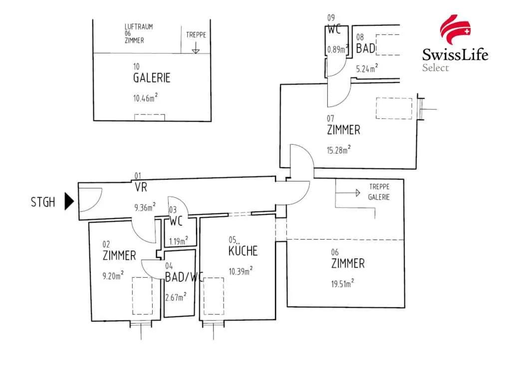 3-Zimmer-Wohnung kaufen in Wien – 84,19 m², € 309.000 – Bild 11 von 11