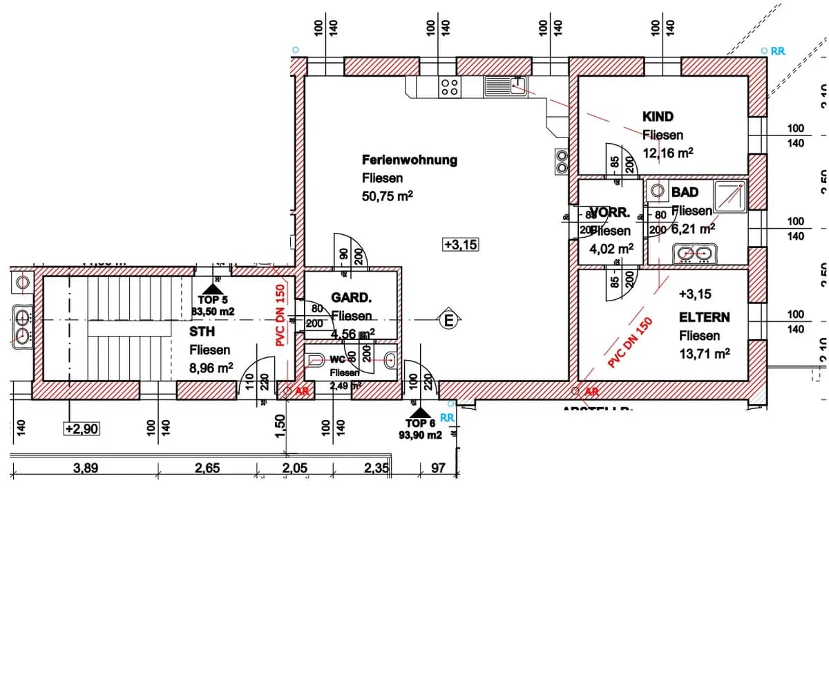 Wohnung mieten in Perg – 94 m², € 978 – Bild 8 von 8