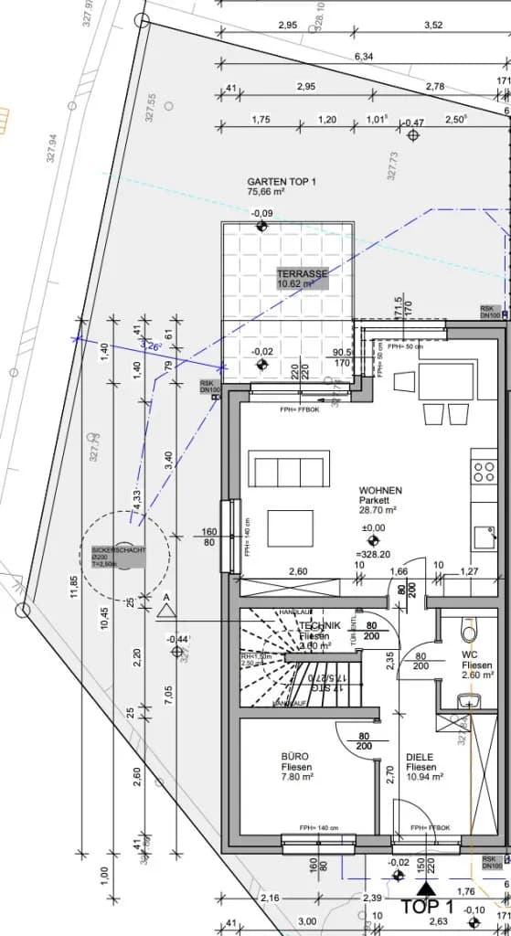 5-Zimmer-Wohnung kaufen in Baden – 108,75 m², € 460.000 – Bild 12 von 13