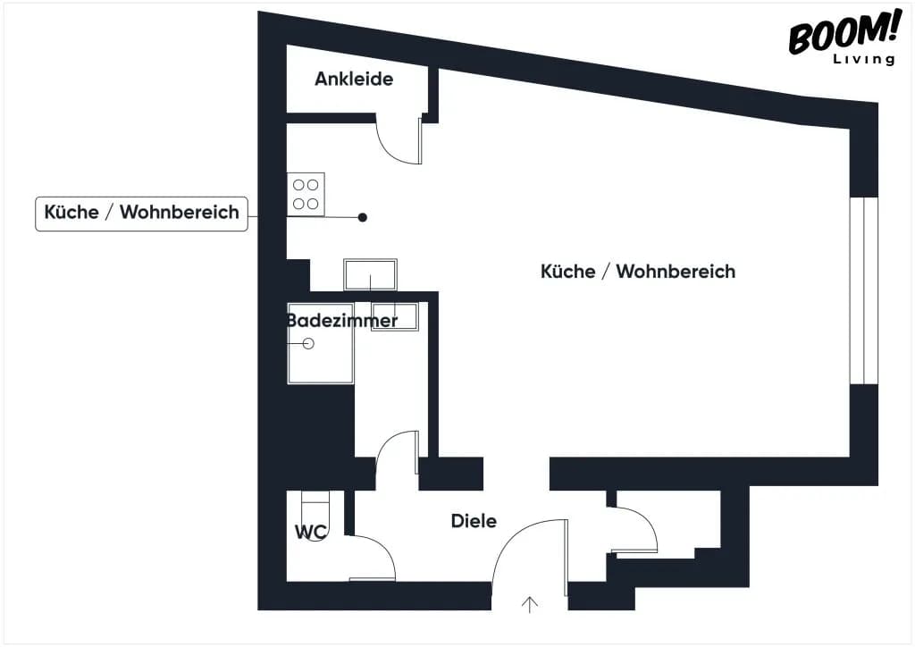 1-Zimmer-Wohnung kaufen in Wien – 44 m², € 165.000 – Bild 10 von 10