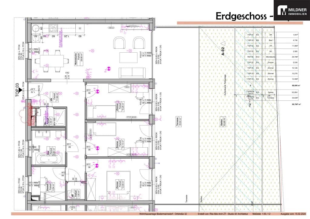 5-Zimmer-Wohnung kaufen in Mödling – 88,68 m², € 689.000 – Bild 5 von 5
