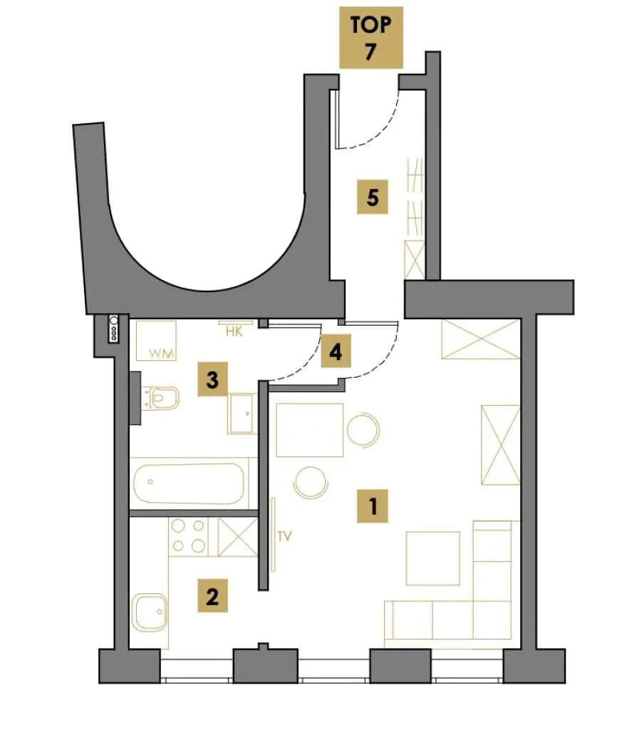 1-Zimmer-Wohnung kaufen in Wien – 32,06 m², € 199.900 – Bild 14 von 17