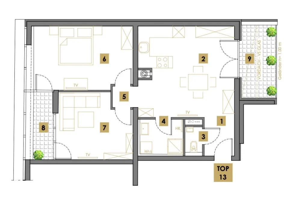 3-Zimmer-Wohnung kaufen in Wien – 61,48 m², € 449.900 – Bild 24 von 28
