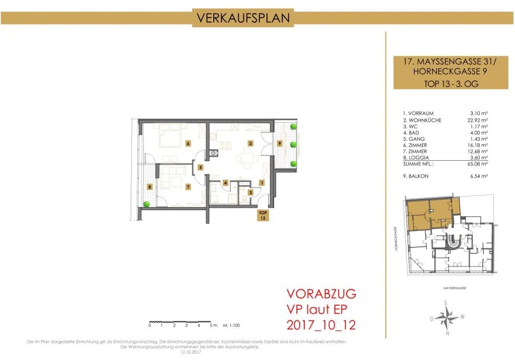 3-Zimmer-Wohnung kaufen in Wien – 61,48 m², € 449.900 – Bild 25 von 28