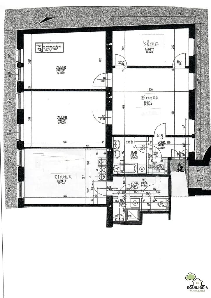 4-Zimmer-Wohnung mieten in Wien – 124 m², € 1.989 – Bild 13 von 13