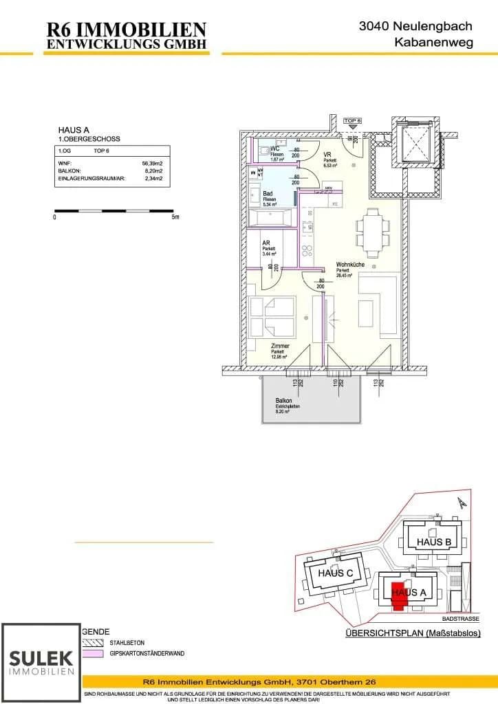 Immobilie kaufen in Sankt Pölten Land – 56,39 m², € 229.215 – Bild 9 von 9