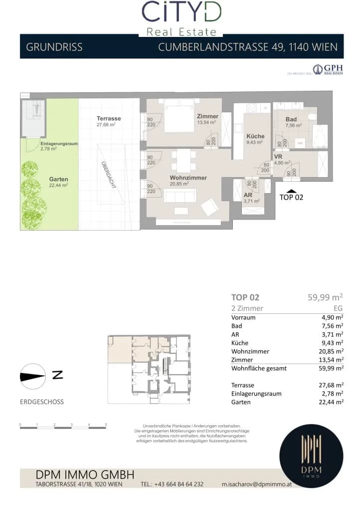 2-Zimmer-Wohnung kaufen in Wien – 60 m², € 461.307 – Bild 7 von 7