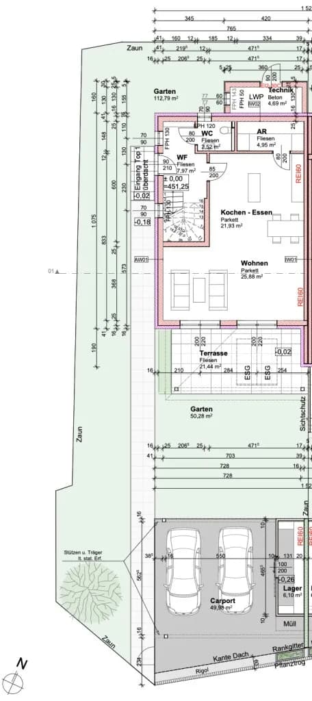 4-Zimmer-Haus kaufen in Klagenfurt – 125,03 m², € 530.000 – Bild 23 von 24
