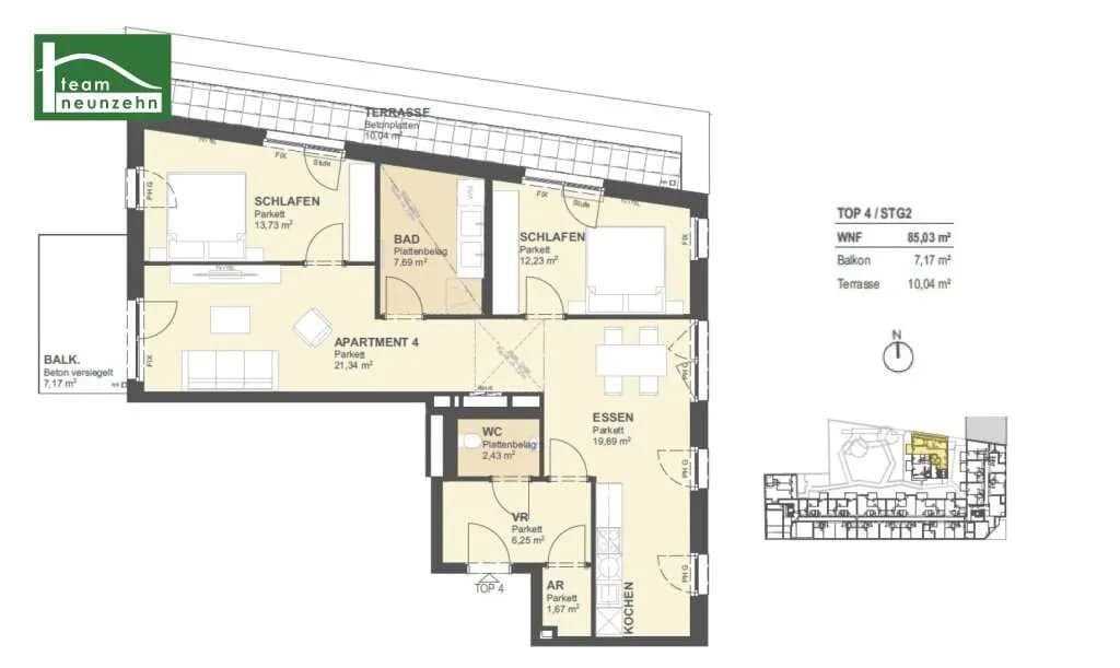 4-Zimmer-Gewerbeimmobilie kaufen in Wien – 85,05 m², € 375.001 – Bild 16 von 16