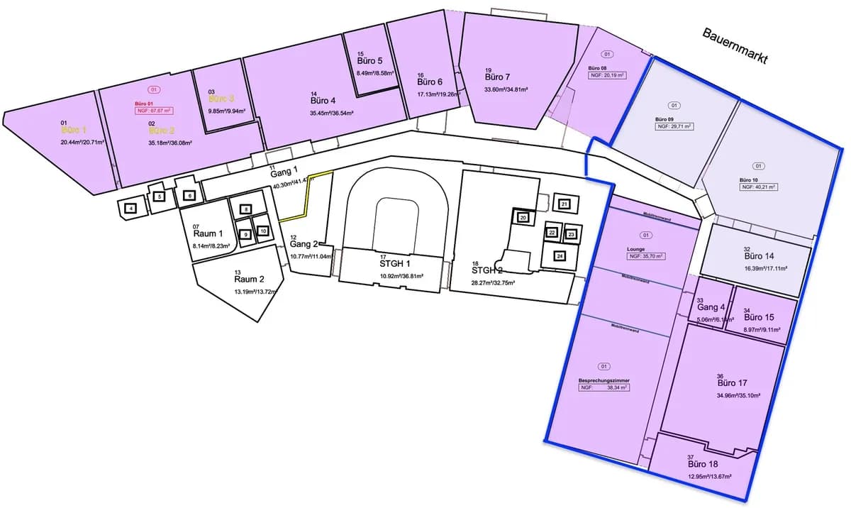 5-Zimmer-Gewerbeimmobilie mieten in Wien – 290 m², € 11.820 – Bild 26 von 26