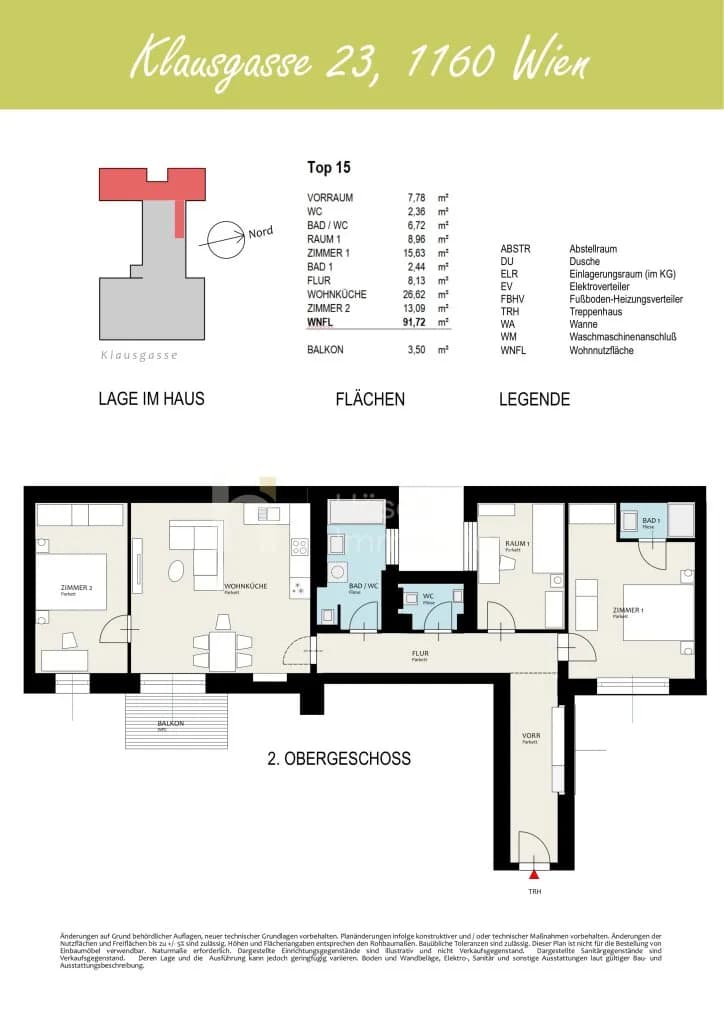 4-Zimmer-Wohnung kaufen in Wien – 91,72 m², € 582.705 – Bild 9 von 9