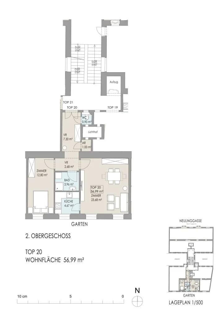 2-Zimmer-Wohnung kaufen in Wien – 56,99 m², € 479.000 – Bild 32 von 32