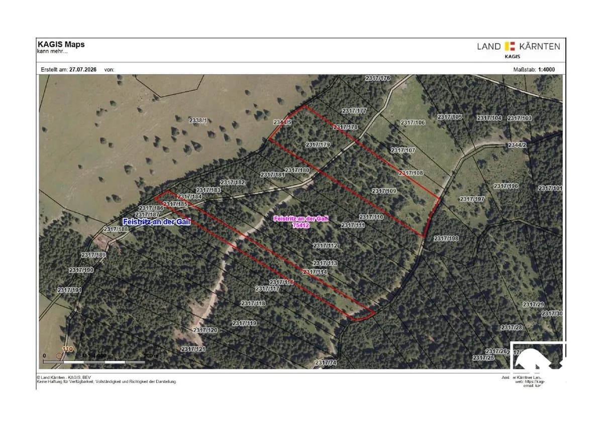 Grundstück kaufen in Villach Land – 40 568 m², € 98.000 – Bild 14 von 15