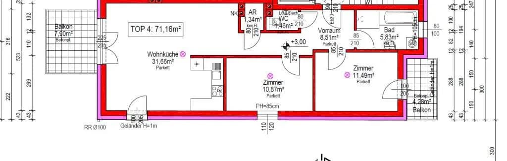 3-Zimmer-Wohnung kaufen in Wien – 71,16 m², € 425.000 – Bild 10 von 10