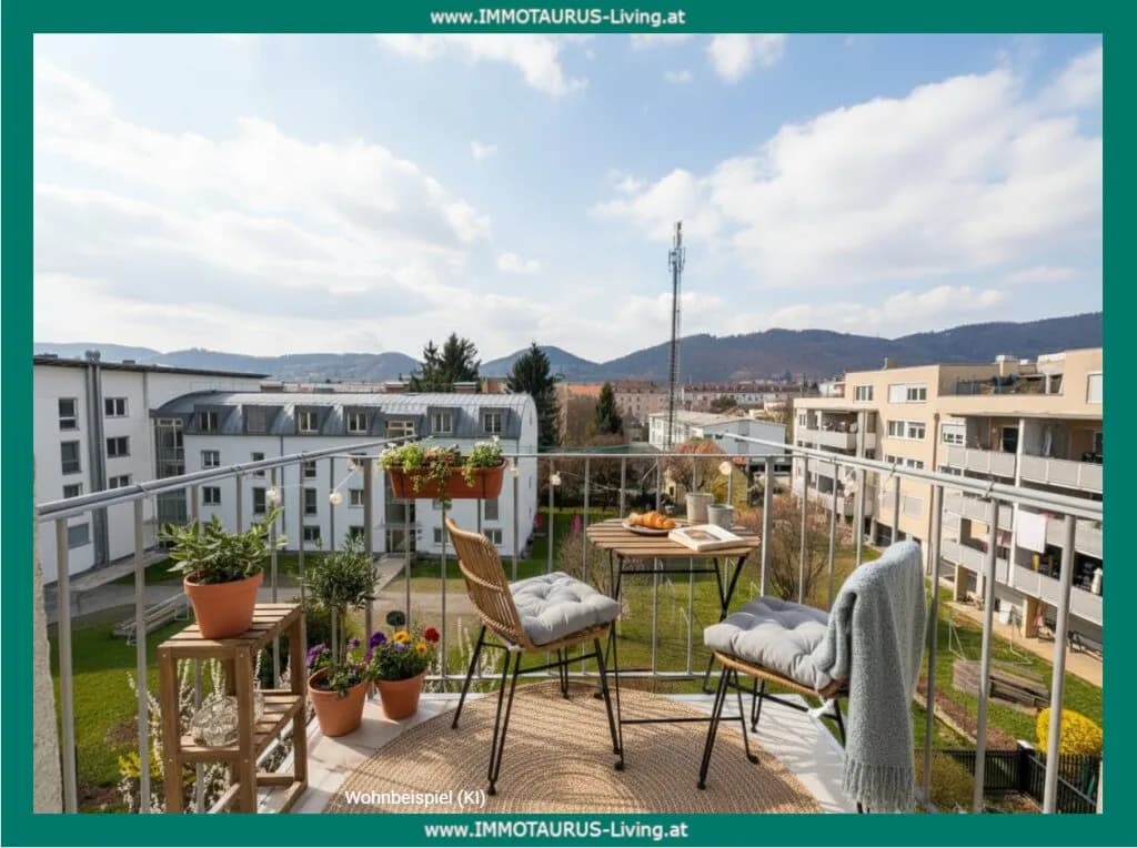 4-Zimmer-Wohnung mieten in Graz – 80 m², € 1.162