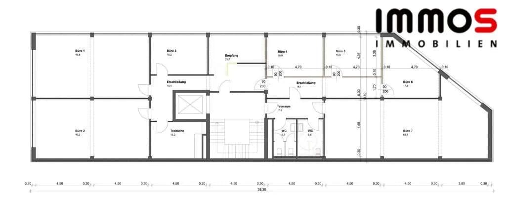 Gewerbeimmobilie mieten in Linz – 333 m², € 2.545 – Bild 39 von 40