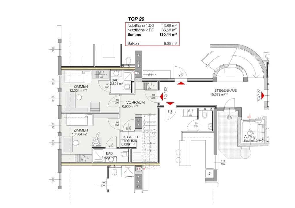 4-Zimmer-Wohnung mieten in Wien – 149 m², € 3.350 – Bild 35 von 36