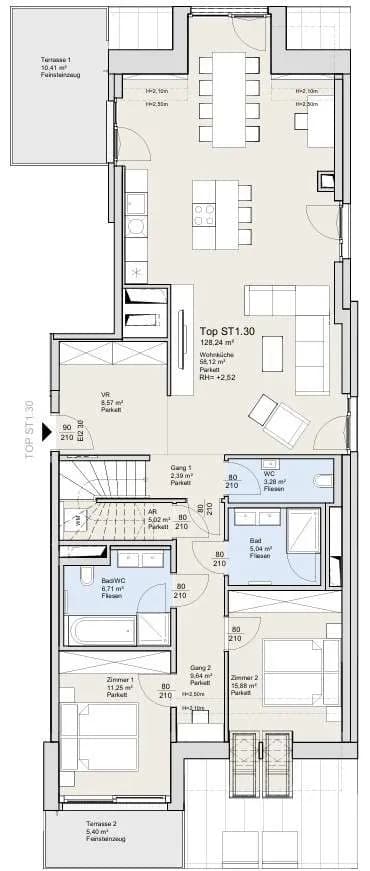 3-Zimmer-Wohnung kaufen in Wien – 128,24 m², € 1.959.000 – Bild 22 von 23