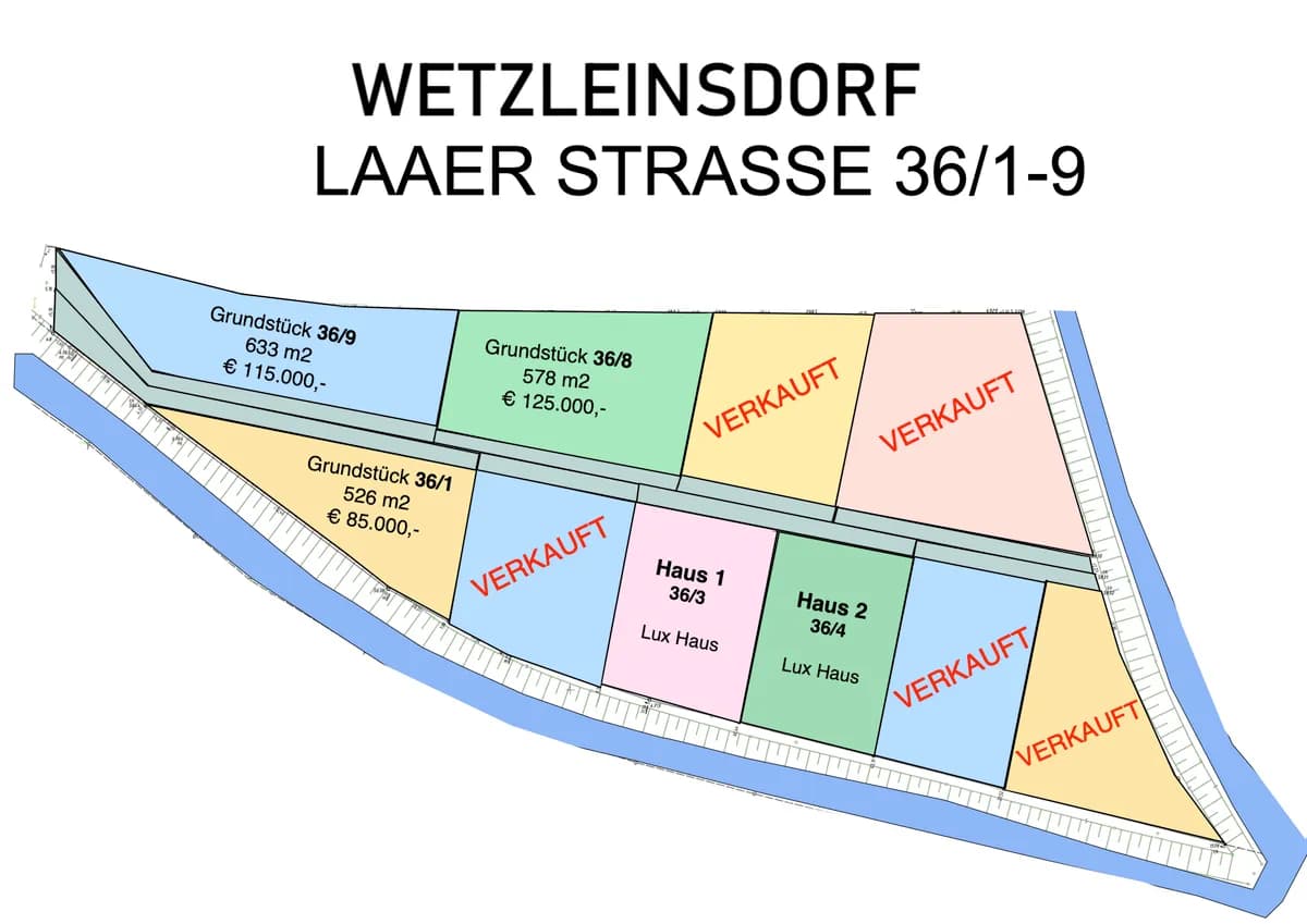 Grundstück kaufen in Korneuburg – 526 m², € 85.000