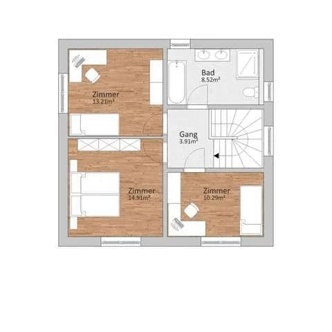 4-Zimmer-Haus kaufen in Korneuburg – 103 m², € 468.000 – Bild 3 von 5