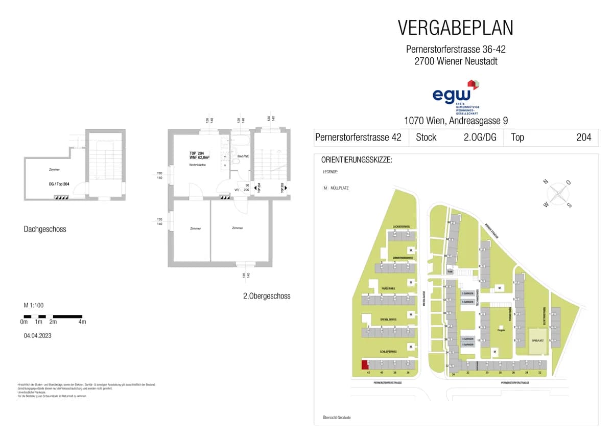 3-Zimmer-Wohnung mieten in Wiener Neustadt – 62 m², € 510 – Bild 14 von 14