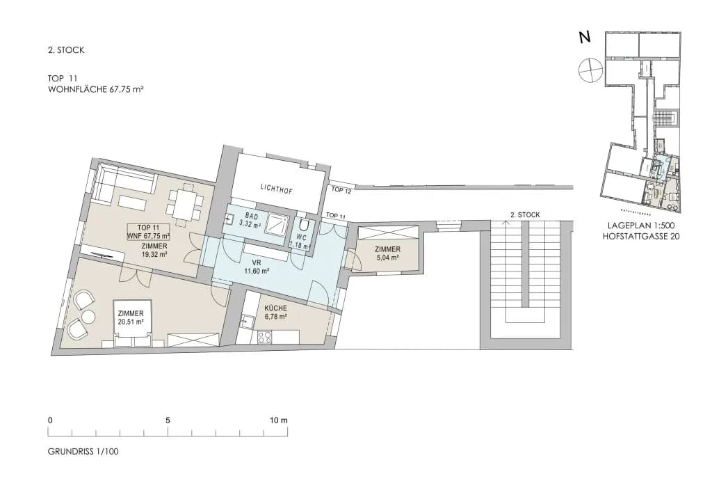2-Zimmer-Wohnung kaufen in Wien – 67,75 m², € 529.000 – Bild 42 von 42