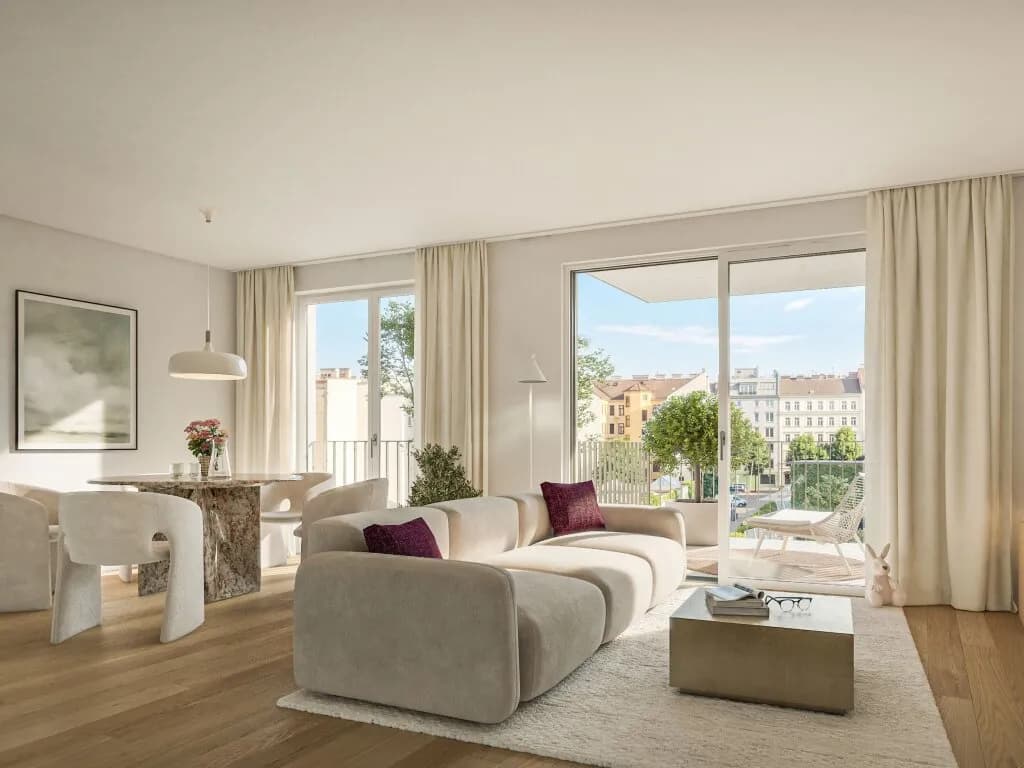 2-Zimmer-Wohnung kaufen in Wien – 37,45 m², € 425.400 – Bild 2 von 8