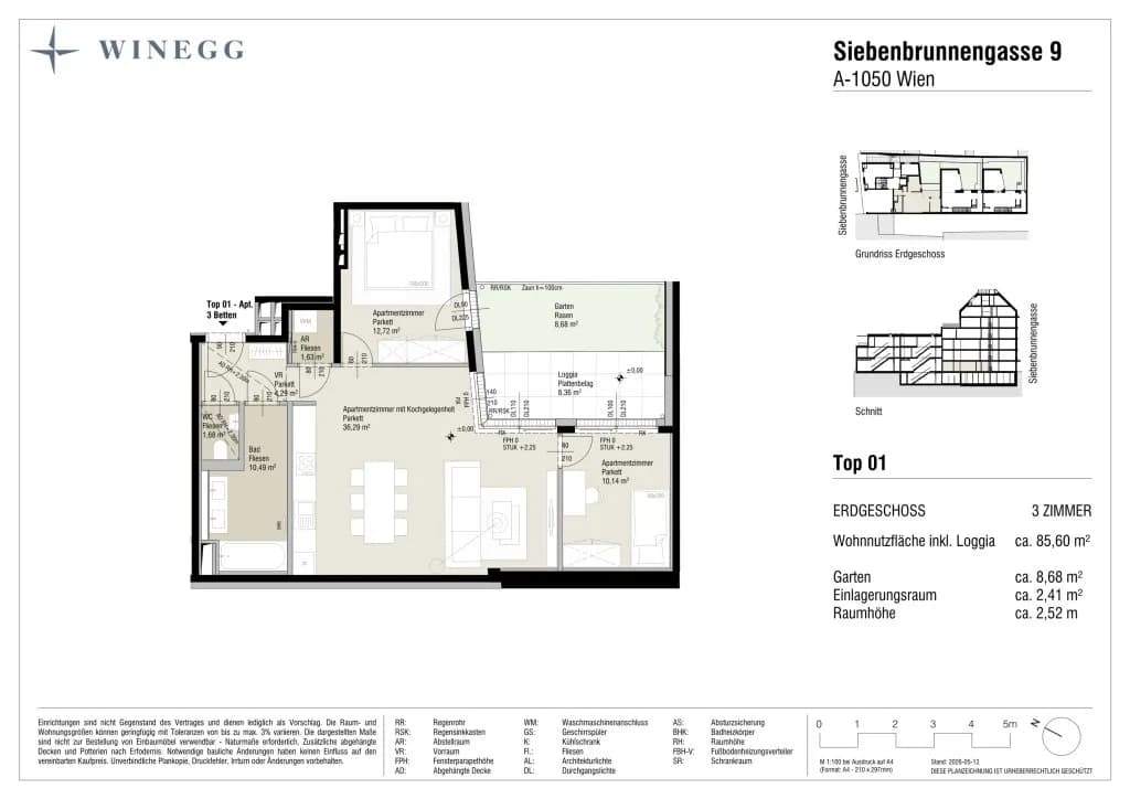 3-Zimmer-Wohnung kaufen in Wien – 85,6 m², € 649.300 – Bild 8 von 8