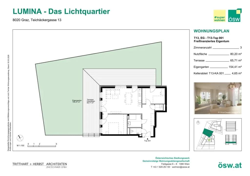 3-Zimmer-Wohnung kaufen in Graz – 80,2 m², € 375.000 – Bild 2 von 13
