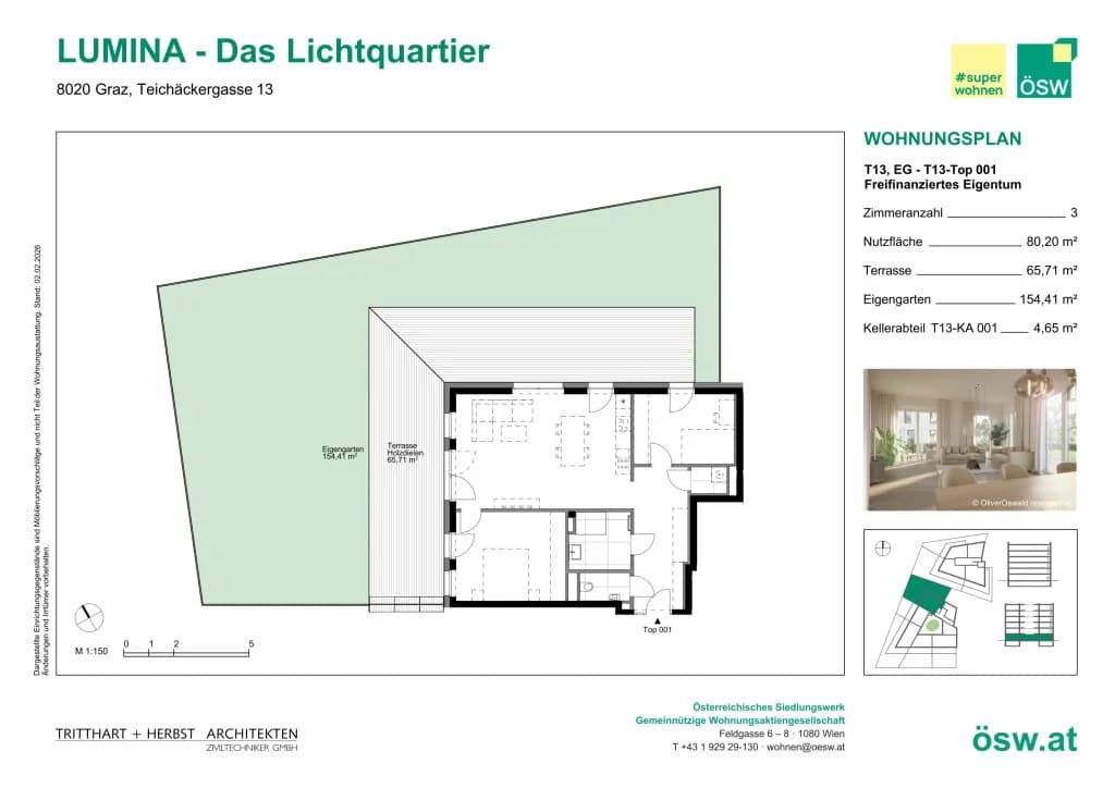 3-Zimmer-Wohnung kaufen in Graz – 80,2 m², € 375.000 – Bild 12 von 13