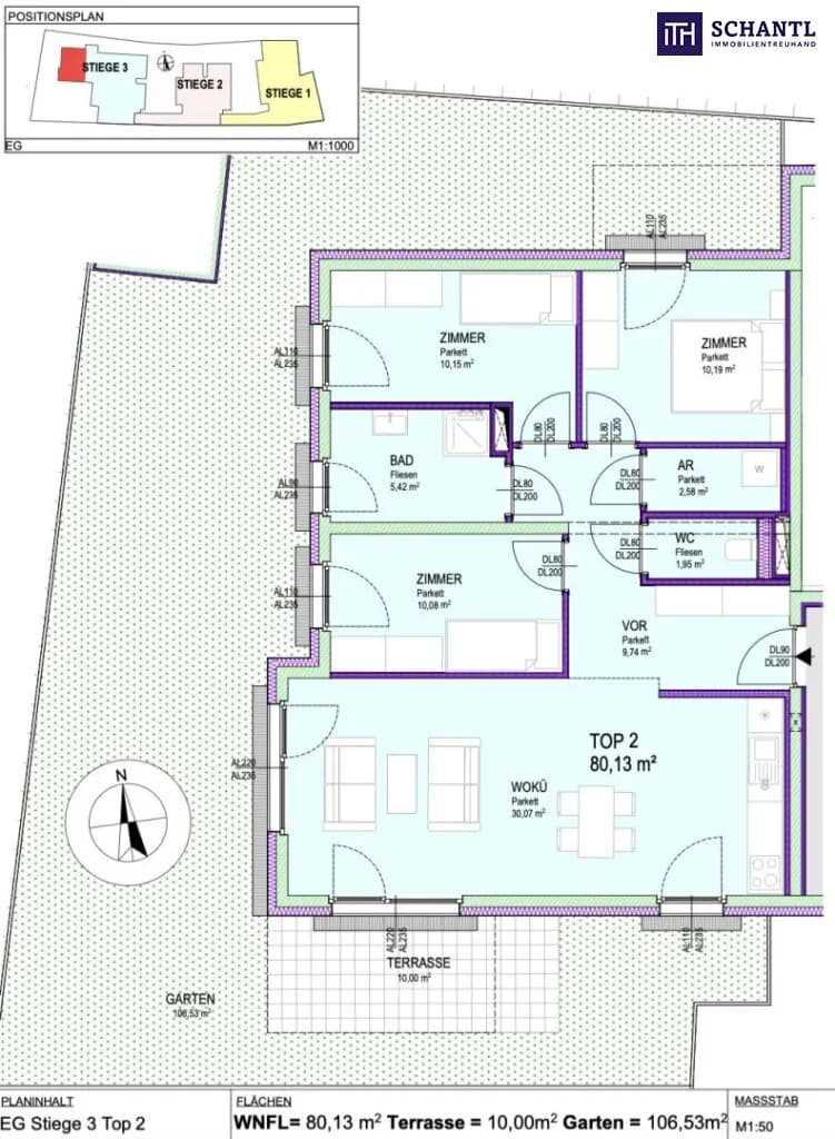 4-Zimmer-Wohnung kaufen in Gänserndorf – 80,13 m², € 490.000 – Bild 15 von 15