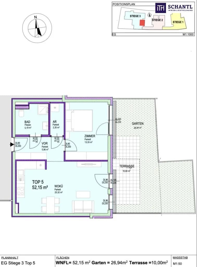 2-Zimmer-Wohnung kaufen in Gänserndorf – 52,15 m², € 293.020 – Bild 15 von 15