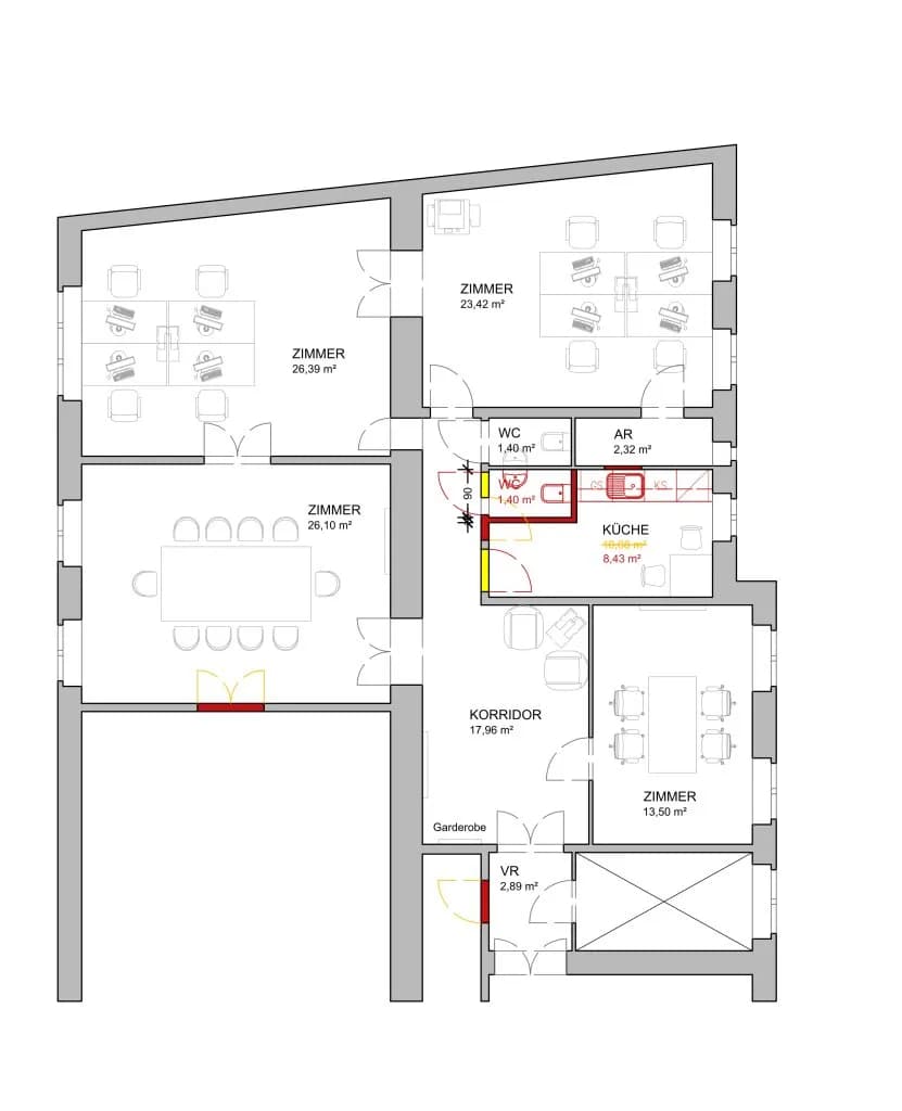 4-Zimmer-Gewerbeimmobilie mieten in Wien – 127 m², € 2.770 – Bild 18 von 18