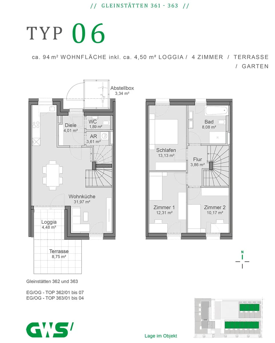 4-Zimmer-Wohnung mieten in Leibnitz – 89,03 m², € 1.024 – Bild 5 von 5