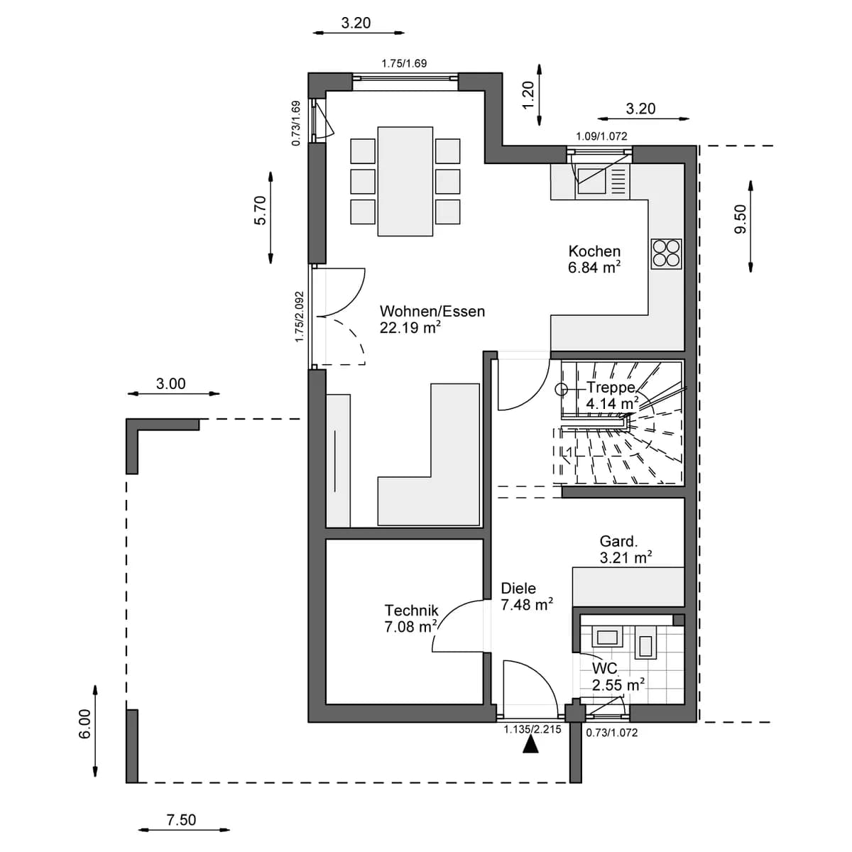 3-Zimmer-Haus kaufen in Wien – 100 m², € 585.000 – Bild 2 von 26