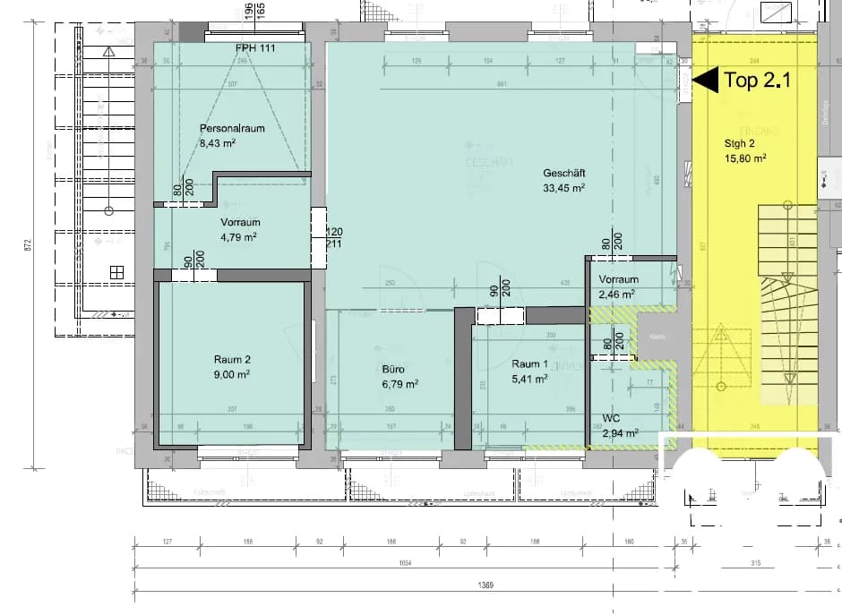 5-Zimmer-Immobilie mieten in Eferding – 73 m², € 924 – Bild 5 von 5