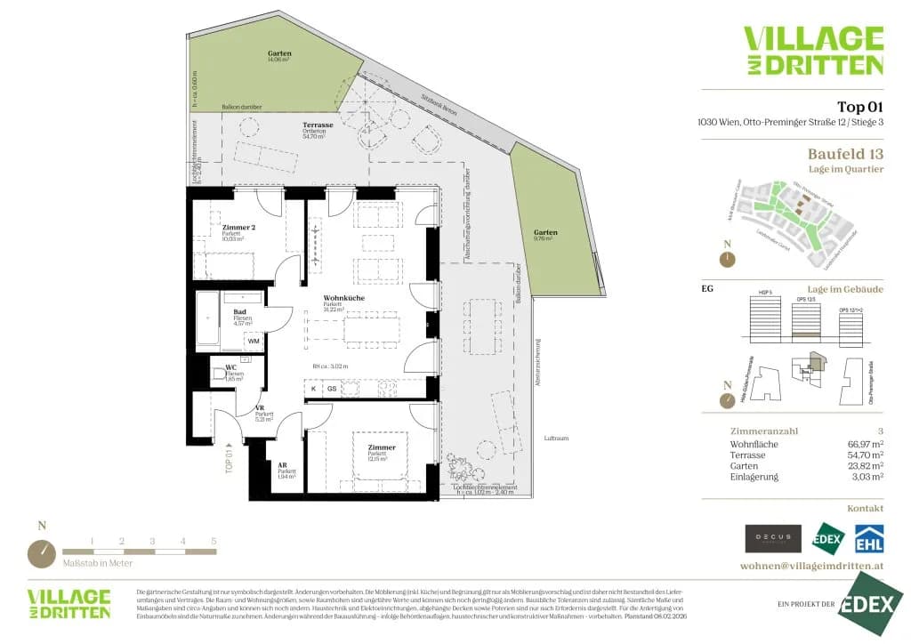 3-Zimmer-Wohnung kaufen in Wien – 66,97 m², € 532.000 – Bild 35 von 35