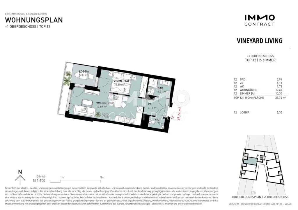 2-Zimmer-Wohnung kaufen in Wien – 39,74 m², € 285.500 – Bild 10 von 10