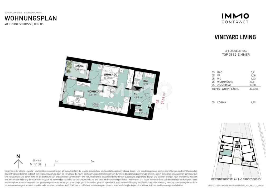 2-Zimmer-Wohnung kaufen in Wien – 39,53 m², € 249.500 – Bild 10 von 10