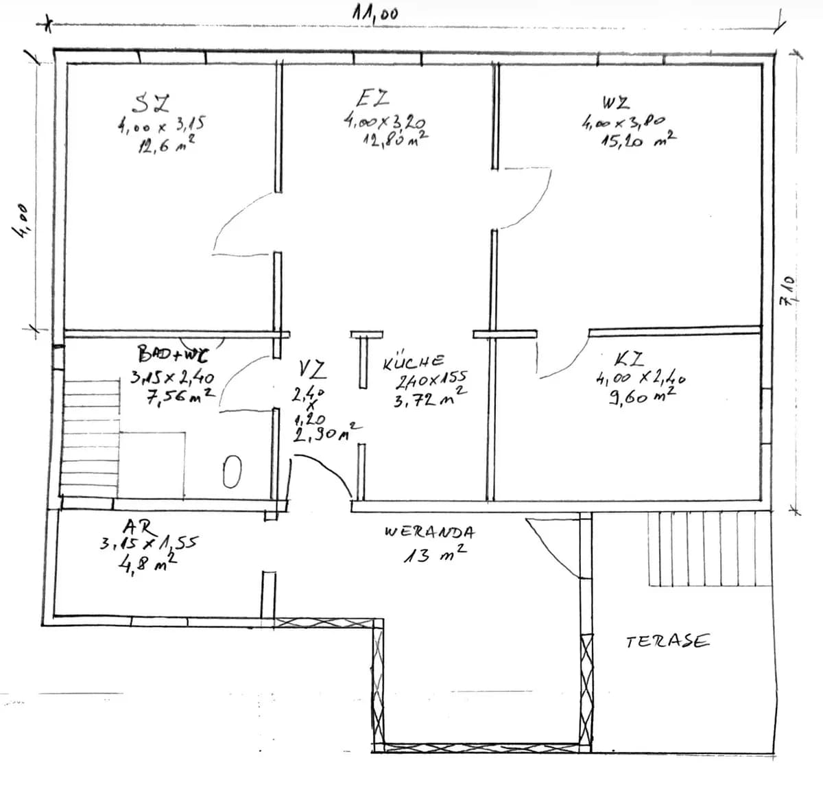 3-Zimmer-Haus kaufen in Hollabrunn – 82,1 m², € 179.000 – Bild 12 von 12