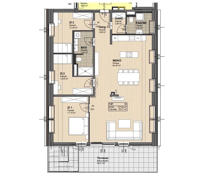 4-Zimmer-Wohnung kaufen in Korneuburg – 127 m², € 899.000 – Bild 15 von 15