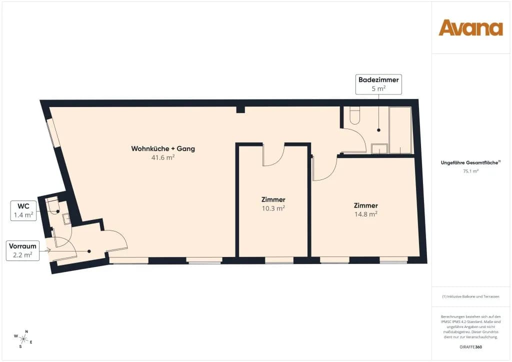 3-Zimmer-Wohnung kaufen in Wien – 75,14 m², € 485.000 – Bild 11 von 11