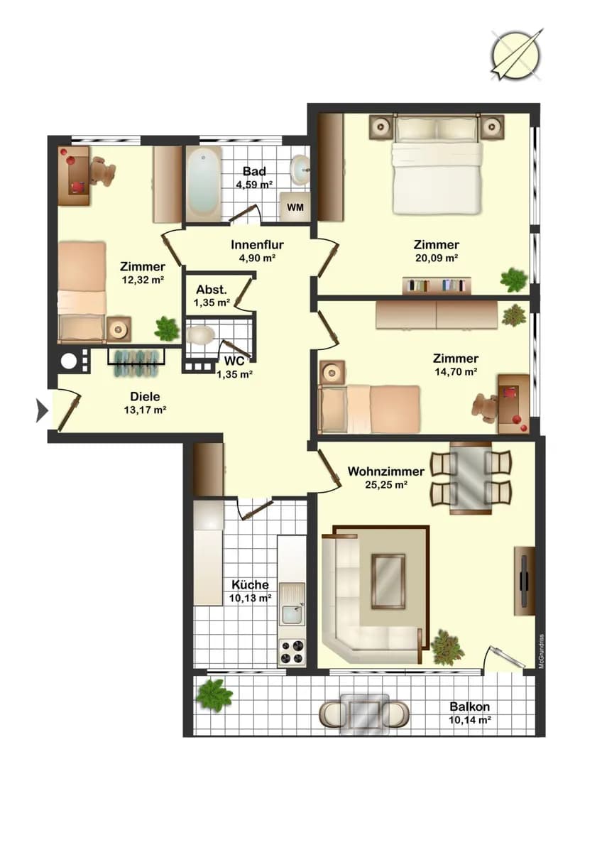 4-Zimmer-Wohnung kaufen in Kufstein – 107,64 m², € 299.000 – Bild 10 von 10