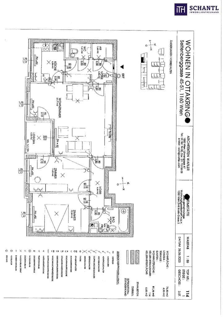 3-Zimmer-Wohnung mieten in Wien – 76,83 m², € 1.390 – Bild 20 von 20