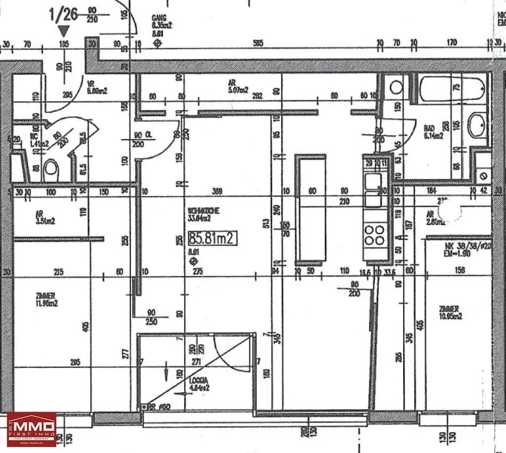 3-Zimmer-Wohnung kaufen in Wien – 81,17 m², € 439.000 – Bild 34 von 34
