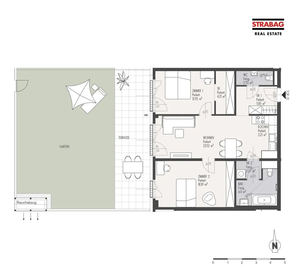 3-Zimmer-Wohnung kaufen in Wien – 78,18 m², € 617.000 – Bild 2 von 2