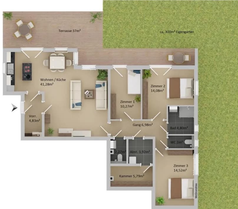 4-Zimmer-Wohnung kaufen in Graz-Umgebung – 105 m², € 399.000 – Bild 14 von 14