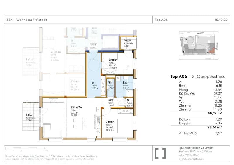 3-Zimmer-Wohnung mieten in Freistadt – 88,19 m², € 1.185 – Bild 20 von 20