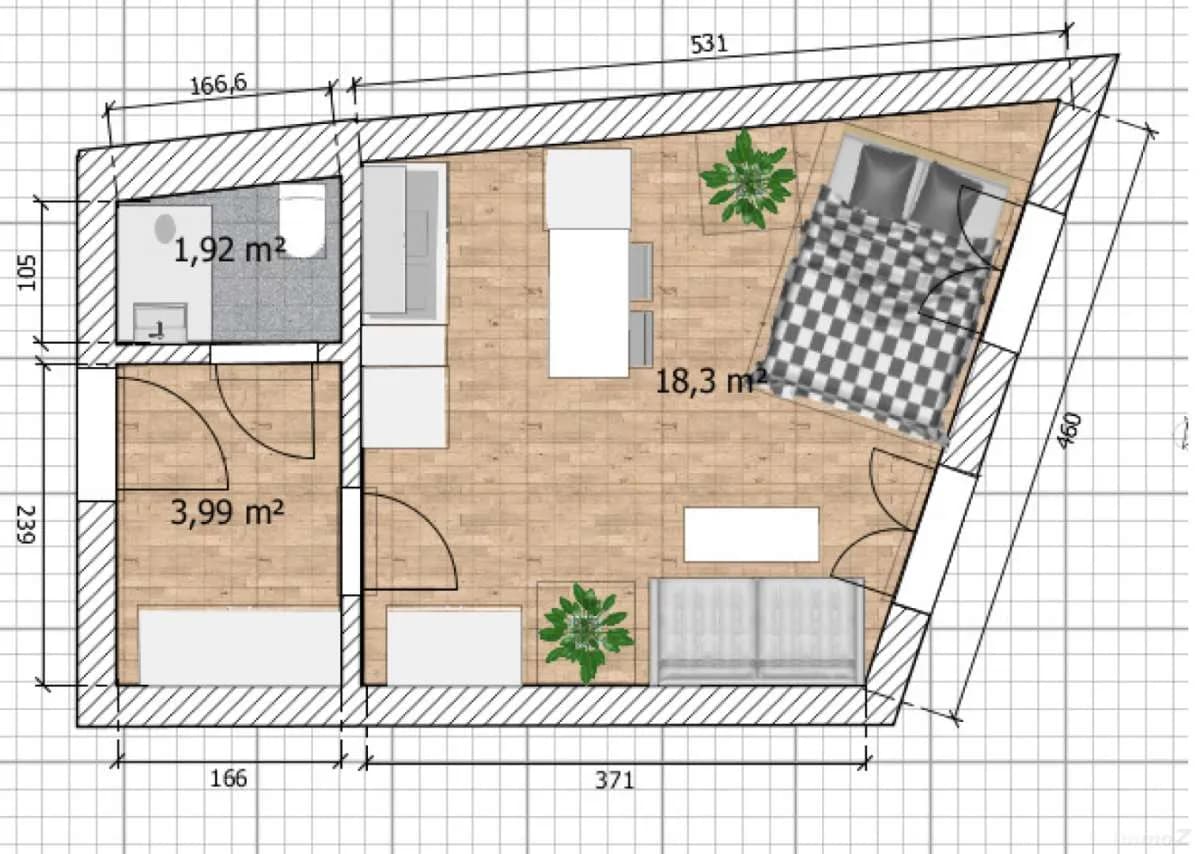 1-Zimmer-Gewerbeimmobilie kaufen in Graz – 24,98 m², € 98.900 – Bild 10 von 10