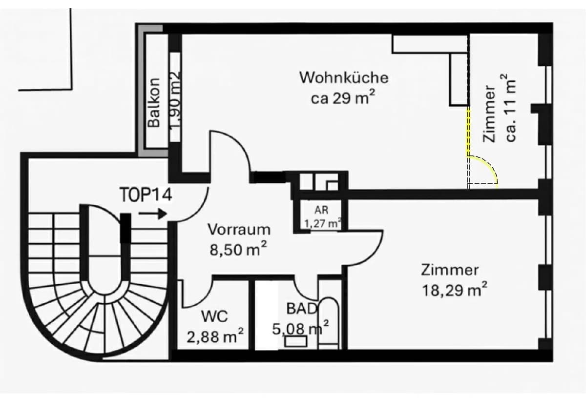 2-Zimmer-Wohnung kaufen in Wien – 77,18 m², € 649.000 – Bild 21 von 21